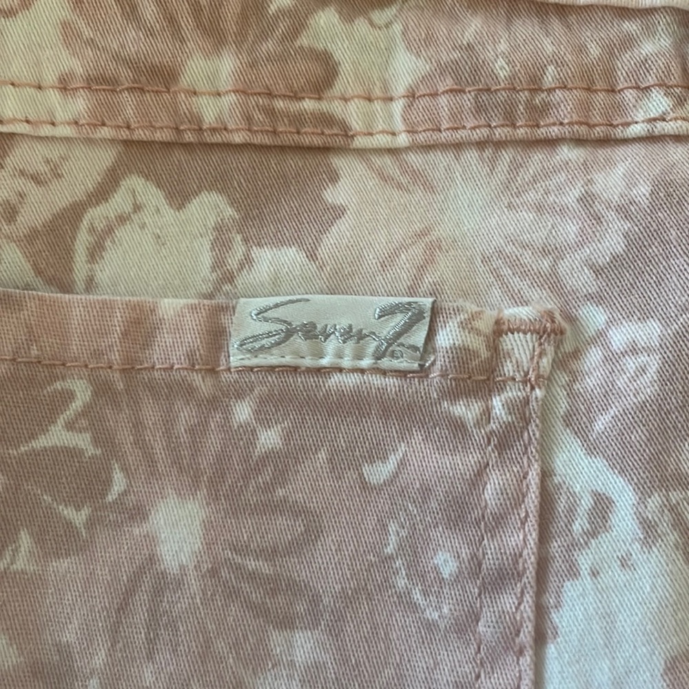 Seven pink camouflage jeans - Picture 2 of 3
